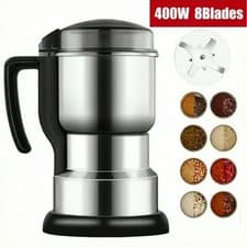 Electric Coffee Bean Grinder Nut Seed Herb Grind Spice Crusher Mill Blender