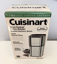 Cuisinart Grind Central Stainless Steel Coffee Grinder, 18 Cup, Dcg-12bc - New
